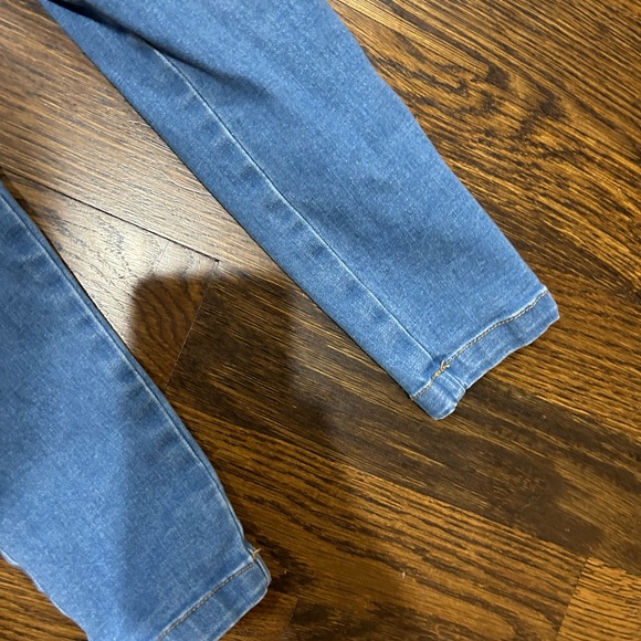 Hanna andersson stretch elastic waist denim skinny jeans size 8 girls euc - Picture 2 of 7